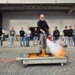 gecontroleerde blustraining in outdoor omgeving